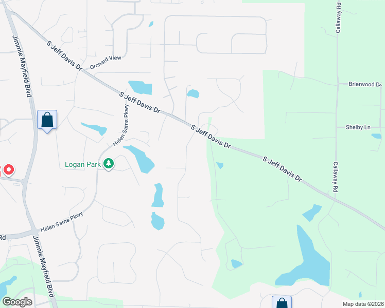 map of restaurants, bars, coffee shops, grocery stores, and more near 305 Country Squire Drive in Fayetteville