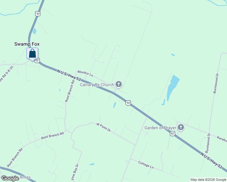 map of restaurants, bars, coffee shops, grocery stores, and more near 4649 U.S. 52 in Saint Stephen