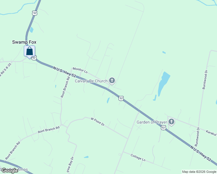 map of restaurants, bars, coffee shops, grocery stores, and more near 4649 U.S. 52 in Saint Stephen
