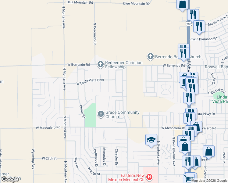 map of restaurants, bars, coffee shops, grocery stores, and more near 10 Lafayette Loop in Roswell