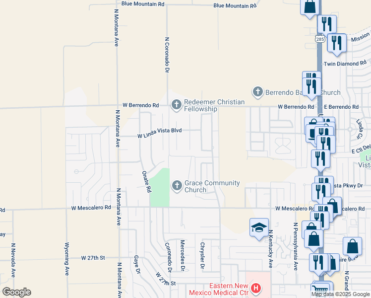 map of restaurants, bars, coffee shops, grocery stores, and more near 6 Everglade Court in Roswell