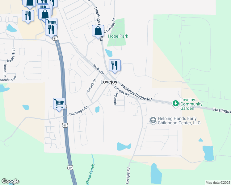 map of restaurants, bars, coffee shops, grocery stores, and more near 11911 Quail Road in Hampton