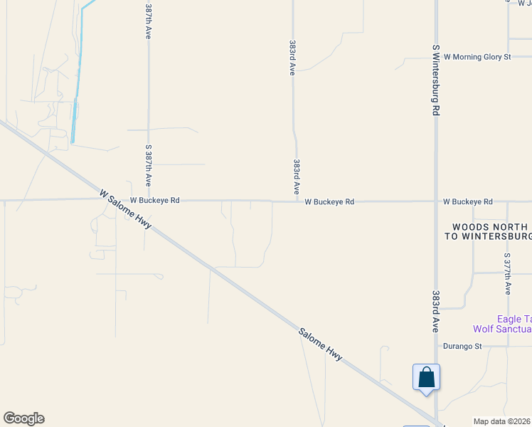 map of restaurants, bars, coffee shops, grocery stores, and more near 38337 West Buckeye Road in Tonopah