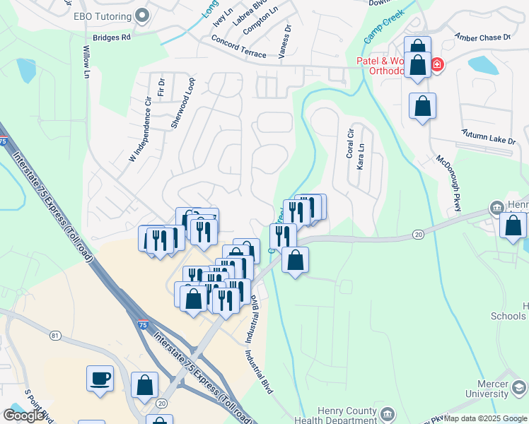 100 Preston Creek Drive, McDonough GA Walk Score