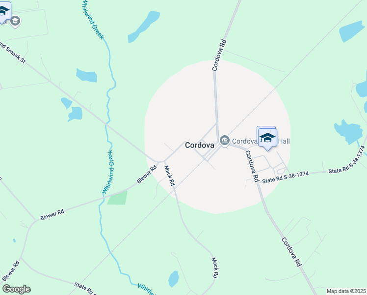 map of restaurants, bars, coffee shops, grocery stores, and more near 2204 Legrand Smaok Street in Cordova