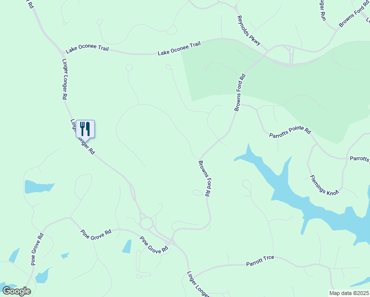 map of restaurants, bars, coffee shops, grocery stores, and more near 1010 Callahan's Ridge Road in Greensboro