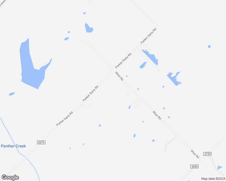 map of restaurants, bars, coffee shops, grocery stores, and more near 2659 Parker Dairy Road in Forestburg