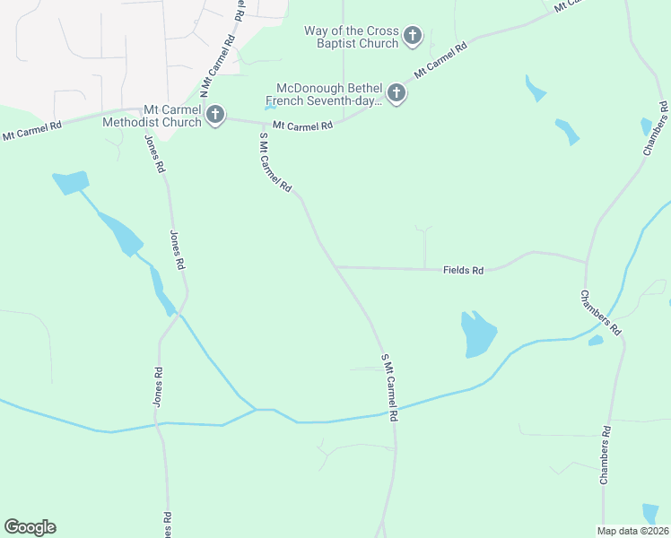 map of restaurants, bars, coffee shops, grocery stores, and more near 256 Fields Road in McDonough