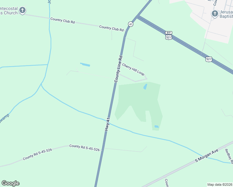 map of restaurants, bars, coffee shops, grocery stores, and more near 2817 County Line Road in Andrews