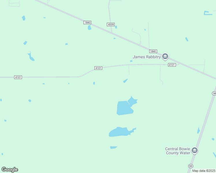 map of restaurants, bars, coffee shops, grocery stores, and more near 617 County Road 4101 in New Boston