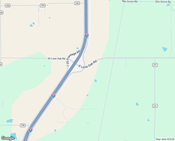 map of restaurants, bars, coffee shops, grocery stores, and more near 30 East Lone Oak Road in Valley View