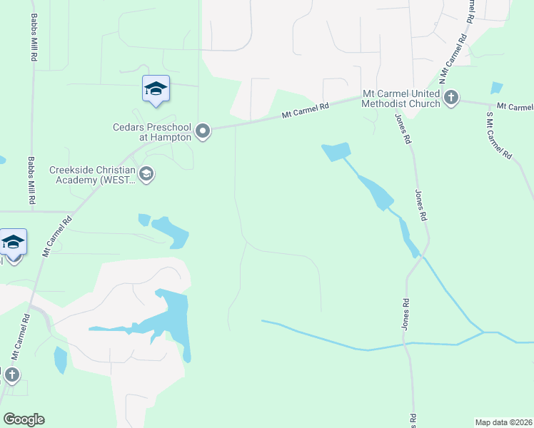 map of restaurants, bars, coffee shops, grocery stores, and more near 160 Winding Stream Trail in Hampton
