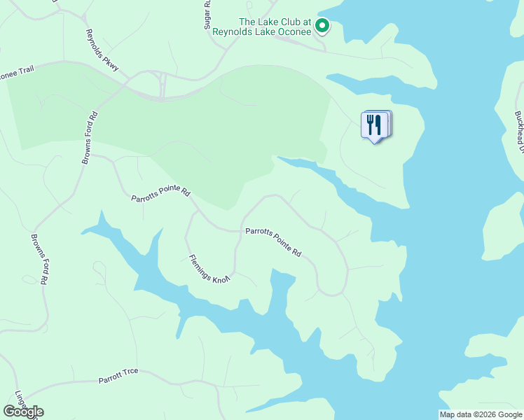 map of restaurants, bars, coffee shops, grocery stores, and more near 2450 Parrotts Pointe Road in Greensboro