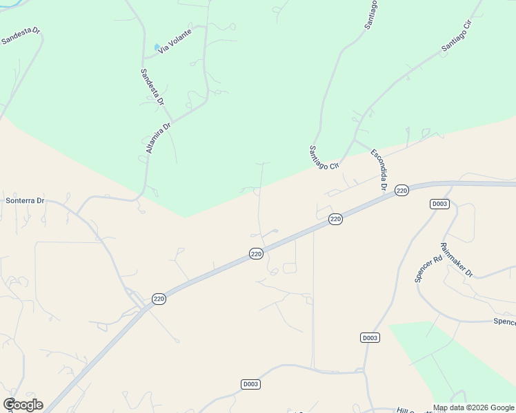map of restaurants, bars, coffee shops, grocery stores, and more near Caprock Court in Alto