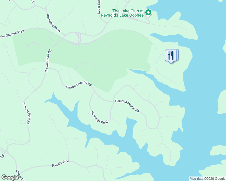 map of restaurants, bars, coffee shops, grocery stores, and more near 2631 Parrotts Pointe Road in Greensboro