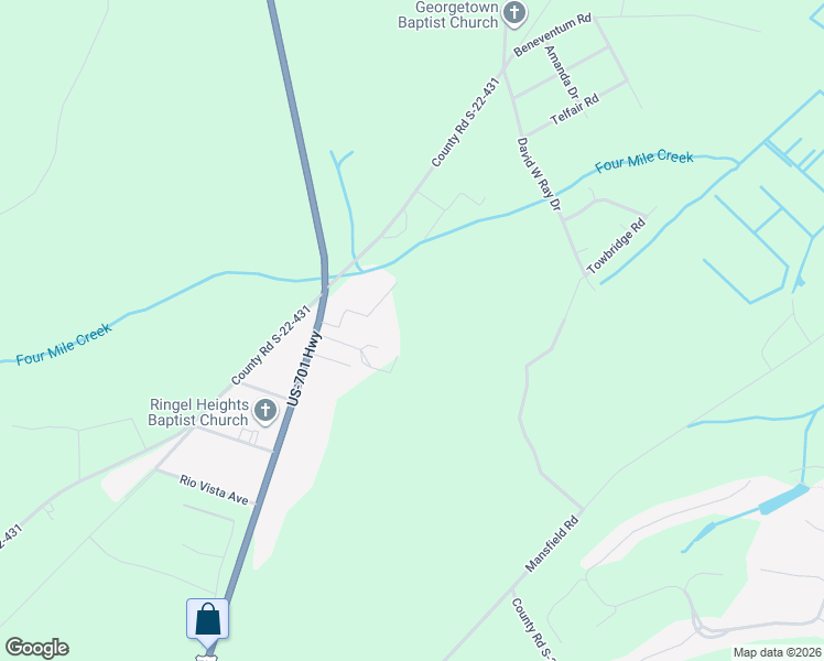 map of restaurants, bars, coffee shops, grocery stores, and more near 144 Lionel Drive in Georgetown