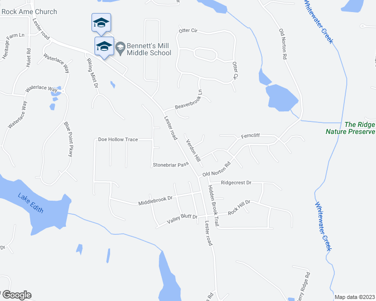 map of restaurants, bars, coffee shops, grocery stores, and more near 145 Verdon Hill in Fayetteville