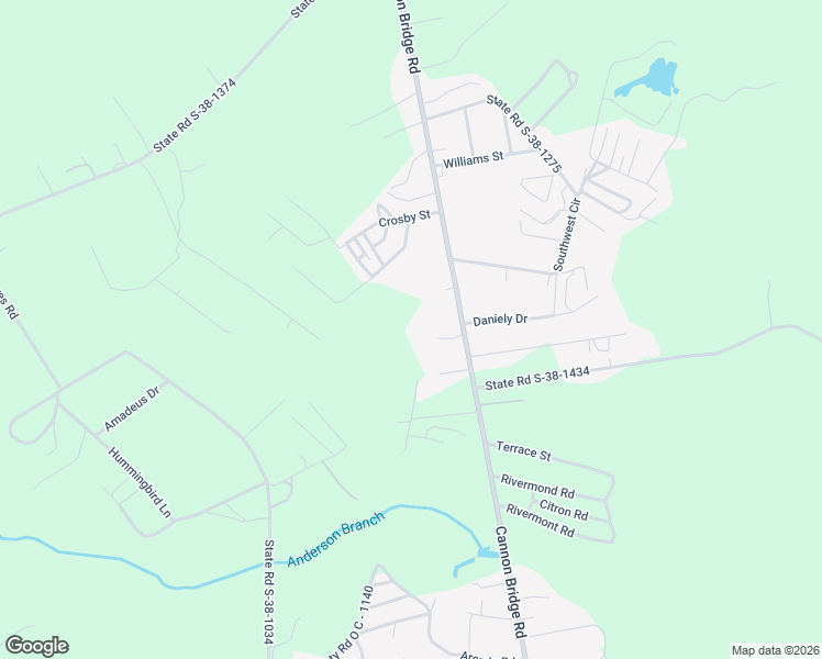 map of restaurants, bars, coffee shops, grocery stores, and more near 1602 Cannon Bridge Road in Cordova