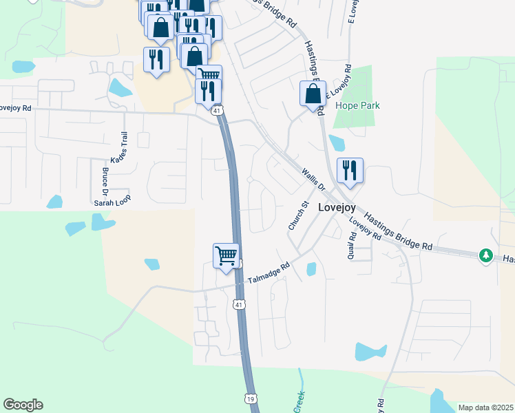 map of restaurants, bars, coffee shops, grocery stores, and more near 11668 Towne Center Drive in Hampton