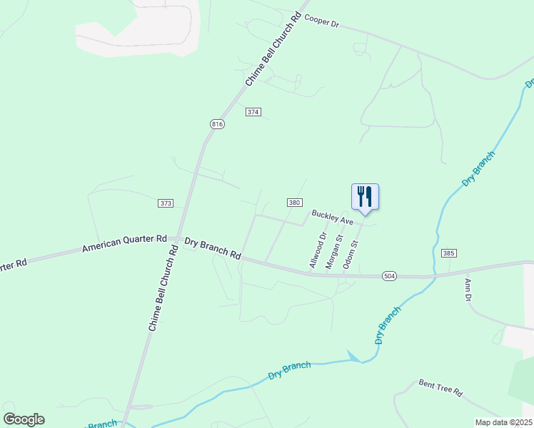 map of restaurants, bars, coffee shops, grocery stores, and more near 111 Buckley Avenue in Aiken