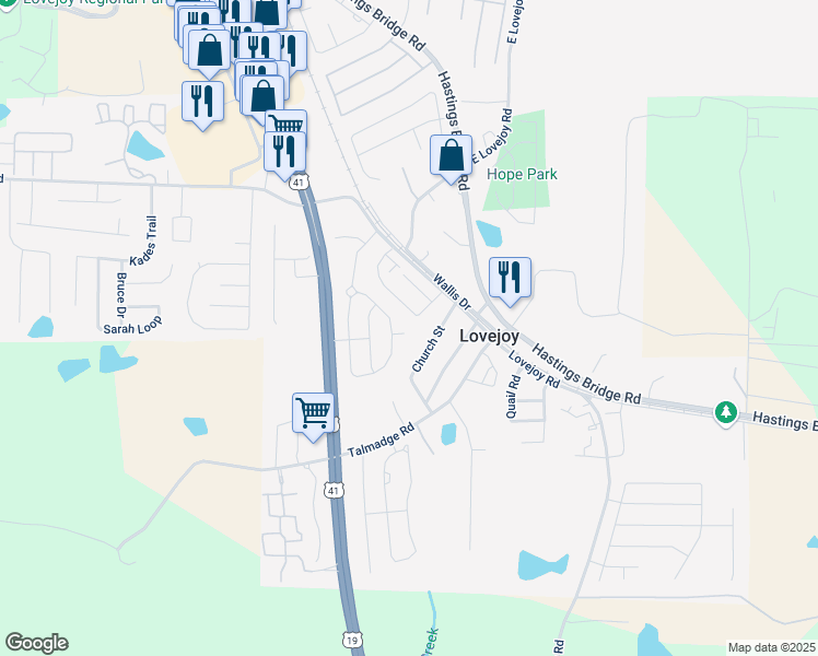 map of restaurants, bars, coffee shops, grocery stores, and more near 2291 Elise Way in Hampton