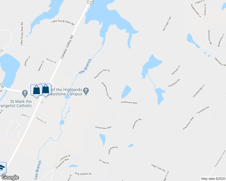 map of restaurants, bars, coffee shops, grocery stores, and more near 981 Garland Cove in Birmingham