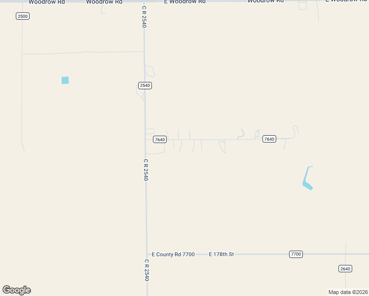 map of restaurants, bars, coffee shops, grocery stores, and more near 3132 East C R 7640 in Lubbock