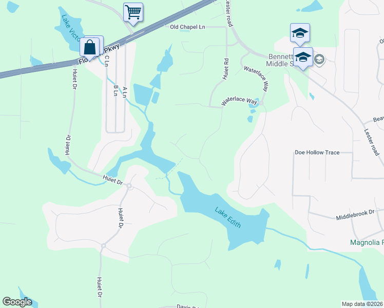 map of restaurants, bars, coffee shops, grocery stores, and more near 102 Windsail Way in Fayetteville
