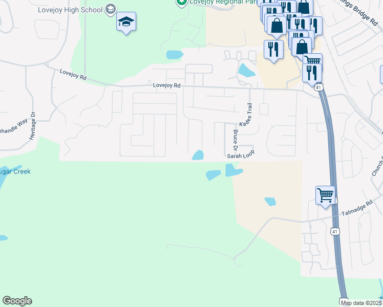 map of restaurants, bars, coffee shops, grocery stores, and more near 11696 Flemming Court in Hampton