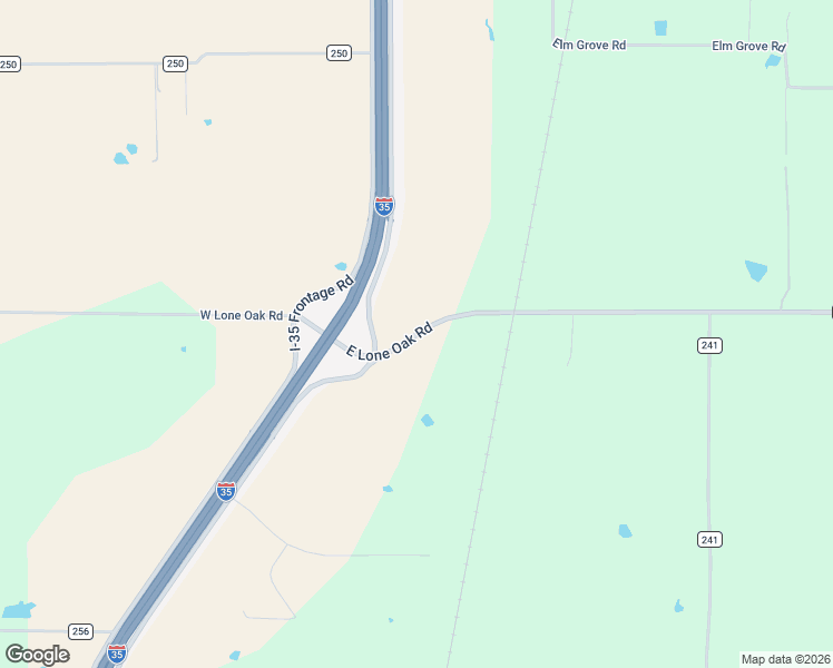 map of restaurants, bars, coffee shops, grocery stores, and more near 30 East Lone Oak Road in Valley View