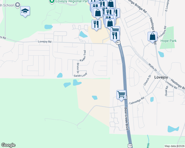 map of restaurants, bars, coffee shops, grocery stores, and more near 11758 Registry Boulevard in Hampton