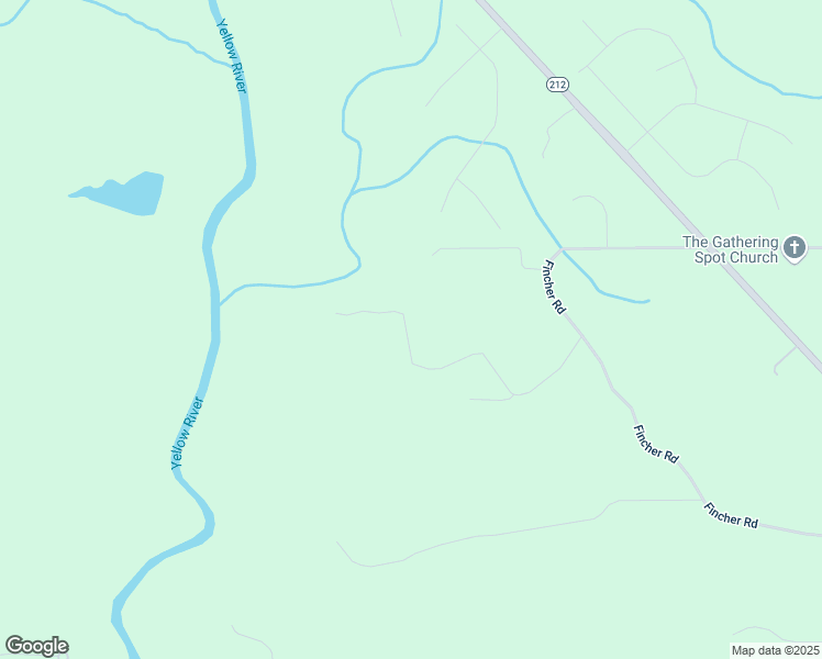 map of restaurants, bars, coffee shops, grocery stores, and more near 718 Fincher Road in Covington