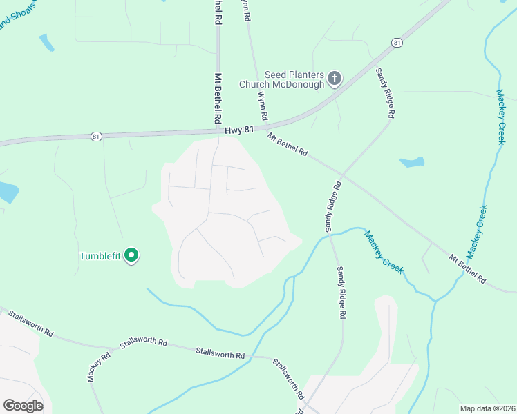 map of restaurants, bars, coffee shops, grocery stores, and more near 1511 Lincoln Terrace in McDonough