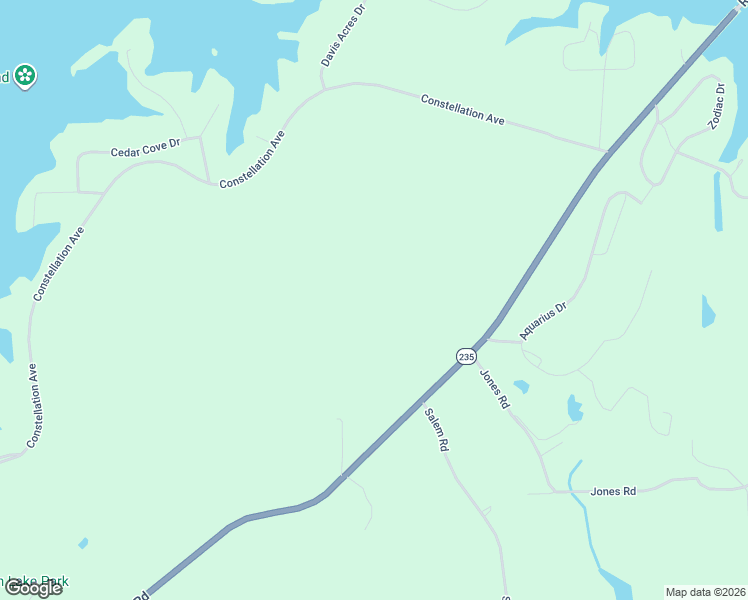 map of restaurants, bars, coffee shops, grocery stores, and more near 9867 Alabama 235 in Alpine