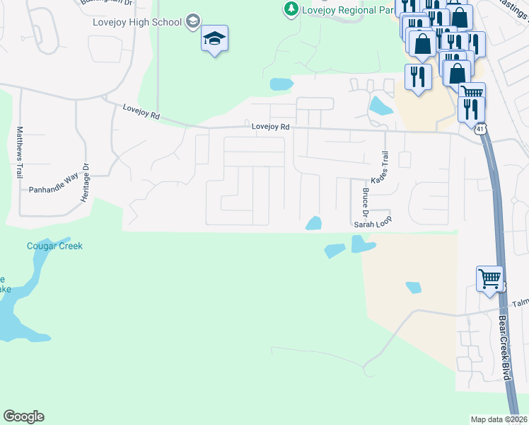 map of restaurants, bars, coffee shops, grocery stores, and more near 1957 Sawgrass Drive in Hampton