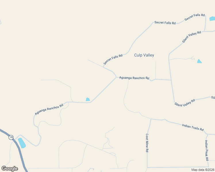 map of restaurants, bars, coffee shops, grocery stores, and more near 48106 Aguanga Ranchos Road in Aguanga