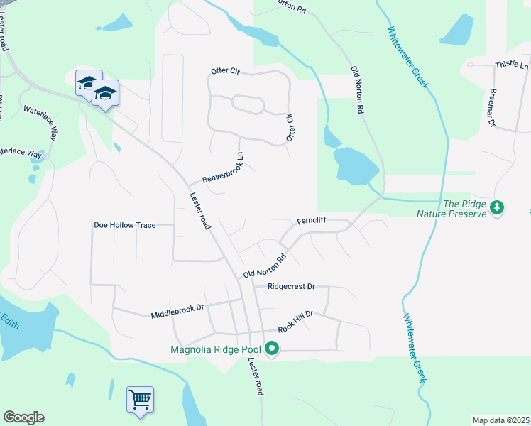 map of restaurants, bars, coffee shops, grocery stores, and more near 155 Mine Run in Fayetteville