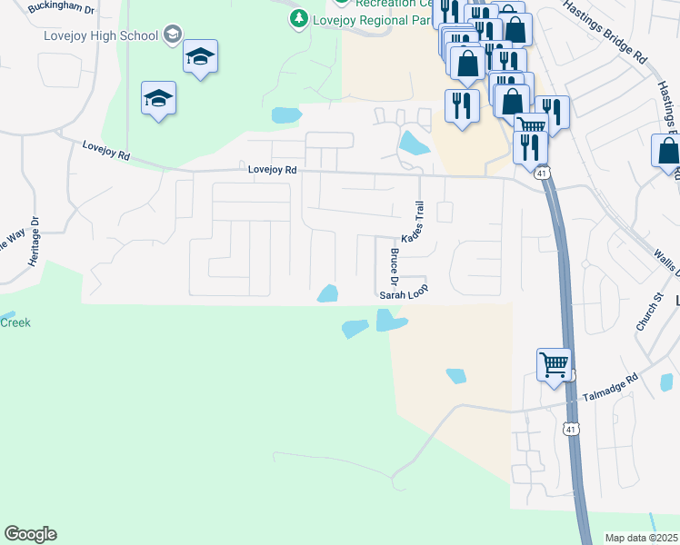 map of restaurants, bars, coffee shops, grocery stores, and more near 11654 Flemming Cove Drive in Hampton