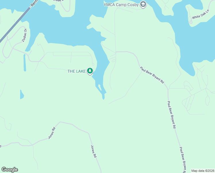 map of restaurants, bars, coffee shops, grocery stores, and more near 190 Lakeside Lane in Talladega County