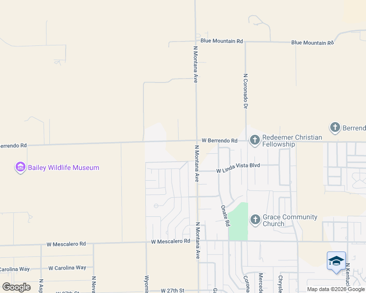 map of restaurants, bars, coffee shops, grocery stores, and more near 1501 West Berrendo Road in Roswell