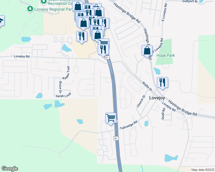 map of restaurants, bars, coffee shops, grocery stores, and more near 11692 Mendenhall Court in Hampton