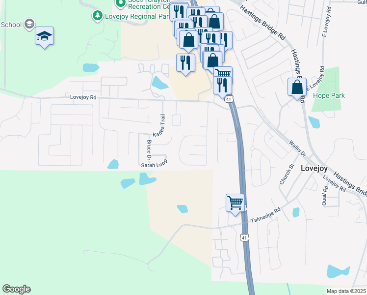 map of restaurants, bars, coffee shops, grocery stores, and more near 11789 Registry Boulevard in Hampton