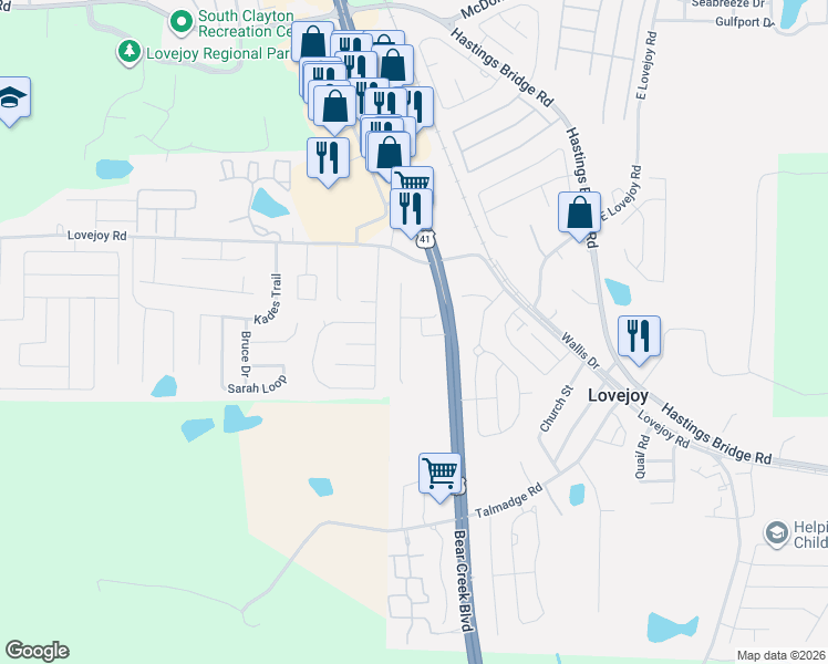 map of restaurants, bars, coffee shops, grocery stores, and more near 11628 Registry Boulevard in Hampton