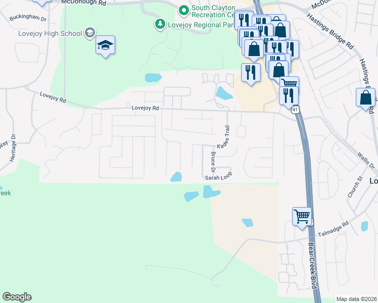 map of restaurants, bars, coffee shops, grocery stores, and more near 11630 Flemming Cove Drive in Hampton