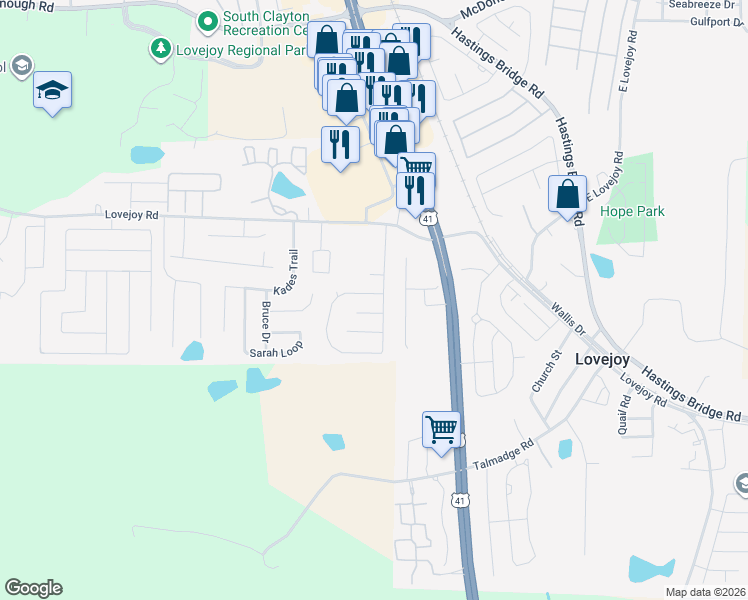 map of restaurants, bars, coffee shops, grocery stores, and more near 11879 Registry Boulevard in Hampton