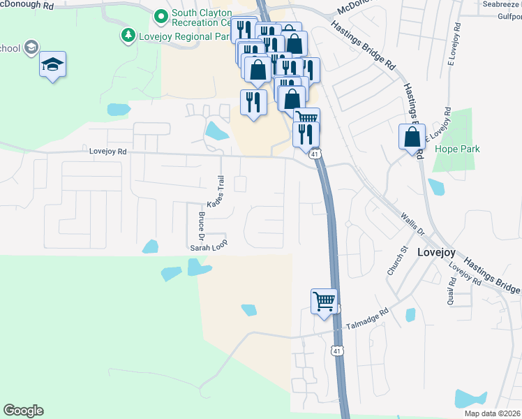 map of restaurants, bars, coffee shops, grocery stores, and more near 11849 Registry Boulevard in Hampton