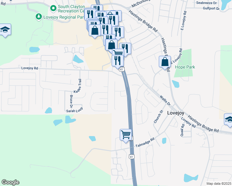 map of restaurants, bars, coffee shops, grocery stores, and more near 11638 Chatham Drive in Hampton
