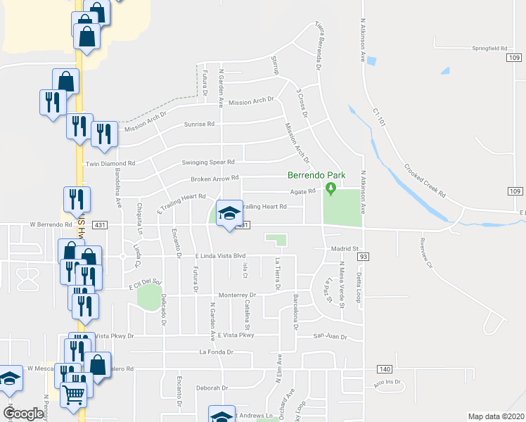 map of restaurants, bars, coffee shops, grocery stores, and more near 812 Trailing Heart Road in Roswell