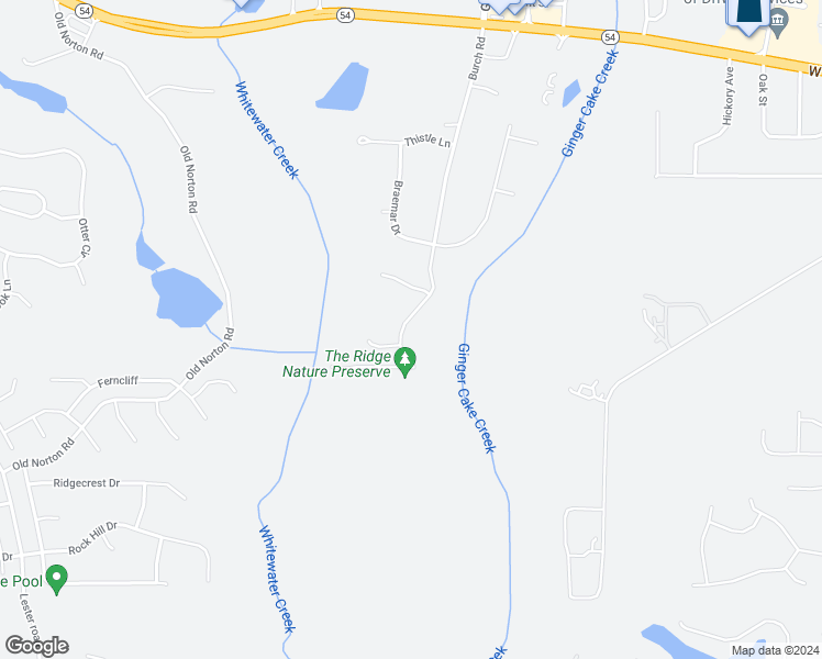 map of restaurants, bars, coffee shops, grocery stores, and more near 385 Burch Road in Fayetteville