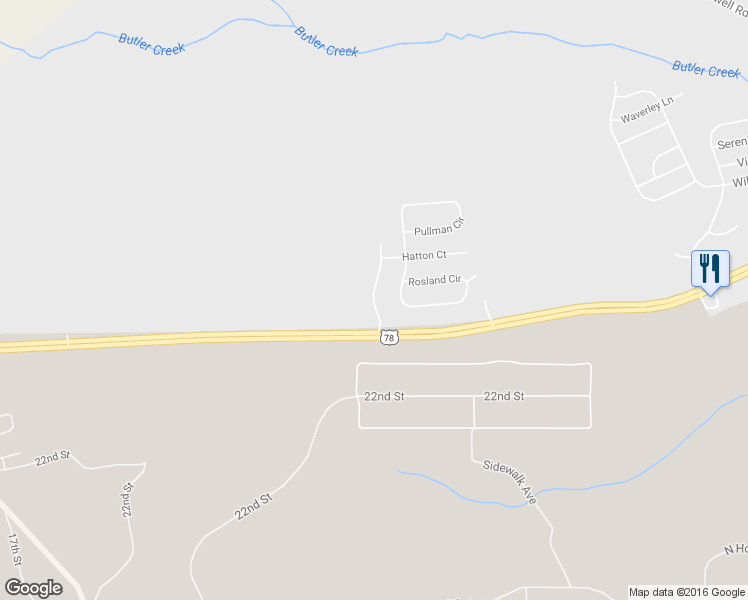 map of restaurants, bars, coffee shops, grocery stores, and more near 3036 Hayne's Station Drive in Grovetown